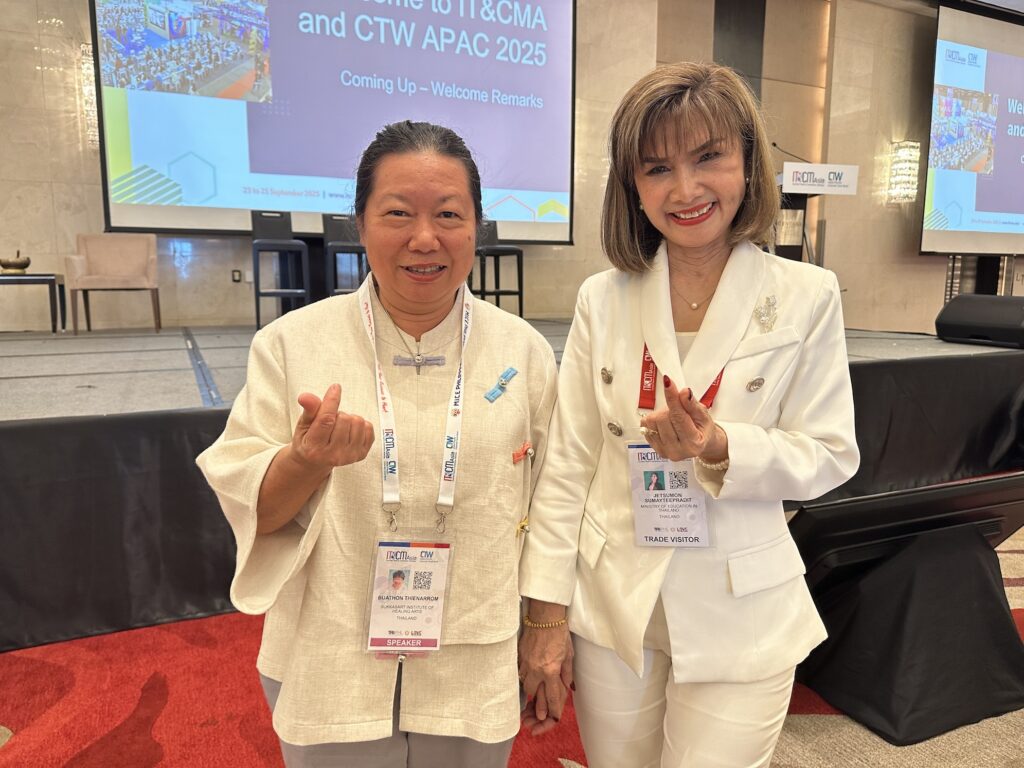 Ms. Jetsumon Sumayteepradit and Ms Dr. Buathon Thienarrom - Mindfulness Session at IT&CMA & CTW Asia-Pacific 2025, Bangkok